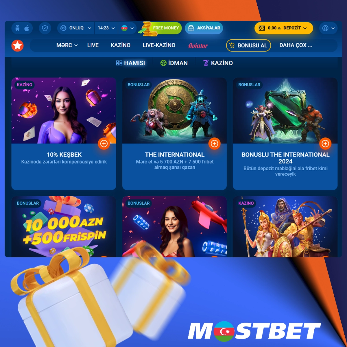 Mostbet tərəfindən təklif olunan bonuslar və promosyonlar