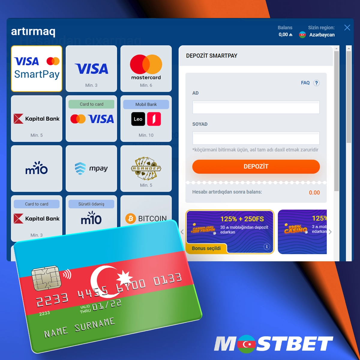 Mostbet ödəniş sistemi necə işləyir?