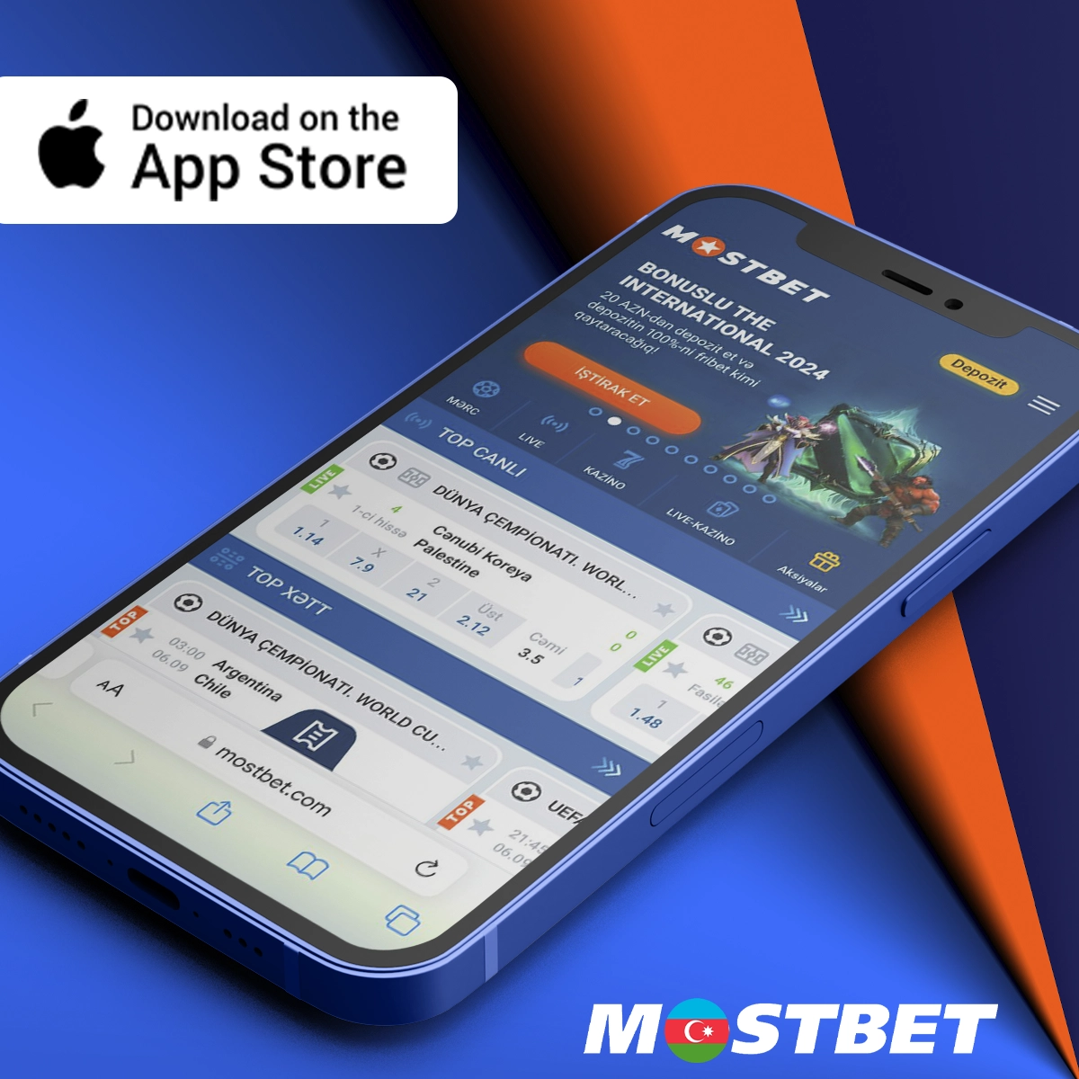 Mostbet mobil proqramını iOS-da quraşdırmaq üçün təlimatlar