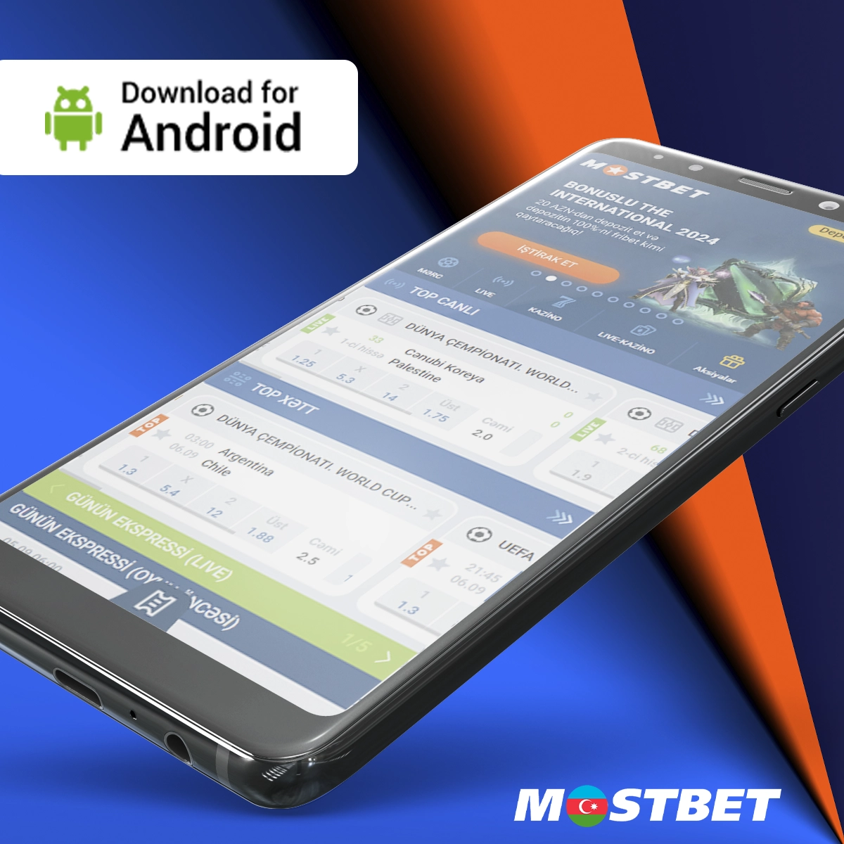 Mostbet mobil proqramını Android-də yükləmək üçün təlimatlar