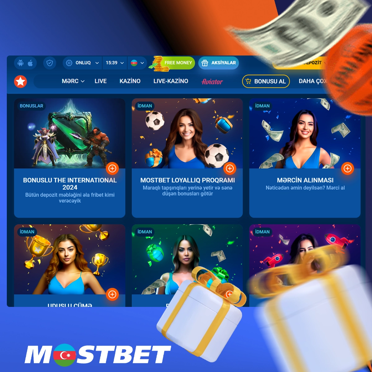 Mostbet idman bonuslarına baxış