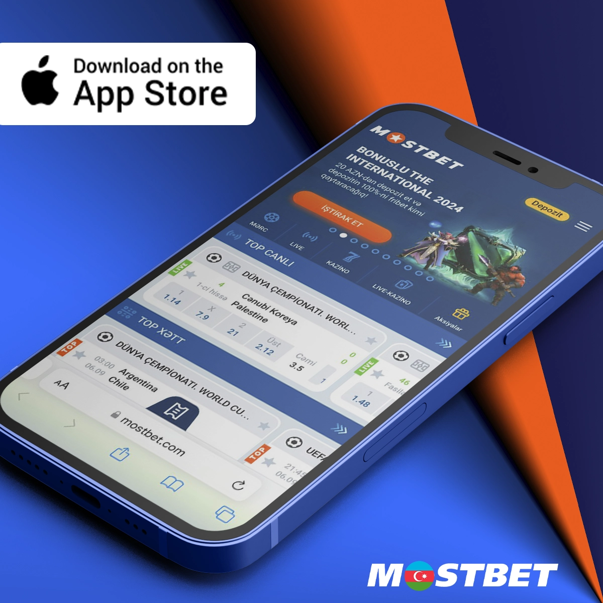 Mostbet mobil proqramını iOS-da yükləmək üçün təlimatlar