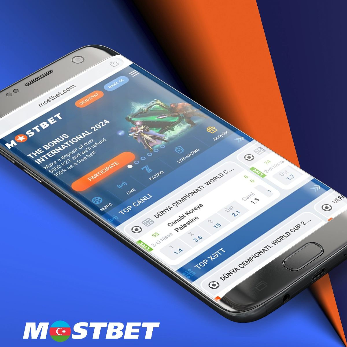 Mostbet-in mobil versiyasına baxış