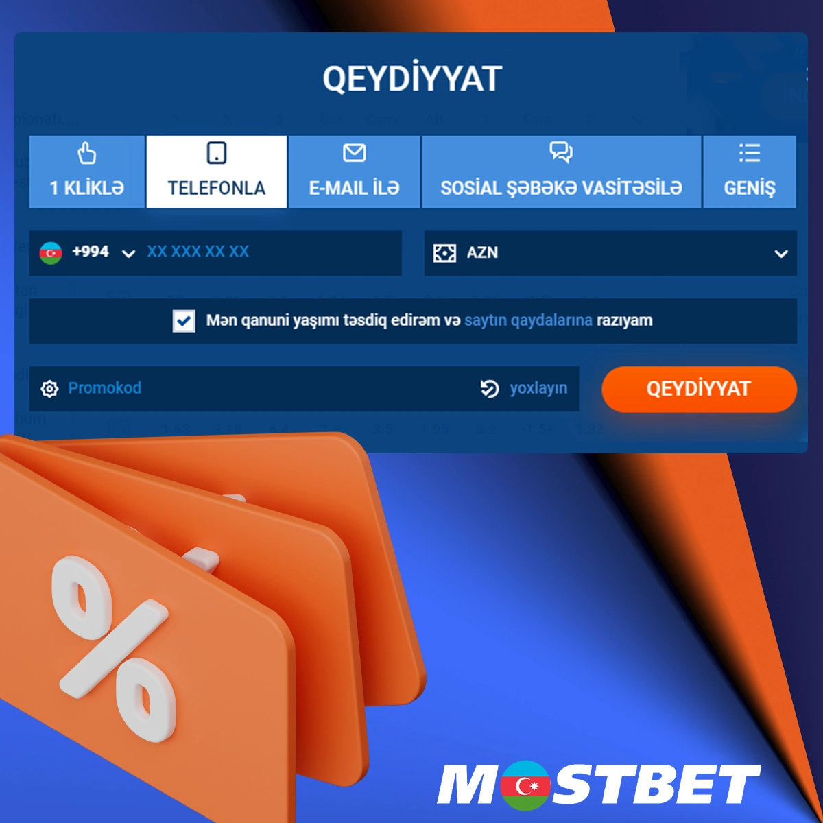 Mostbet-də promosyon kodunu aktivləşdirmək üçün təlimatlar