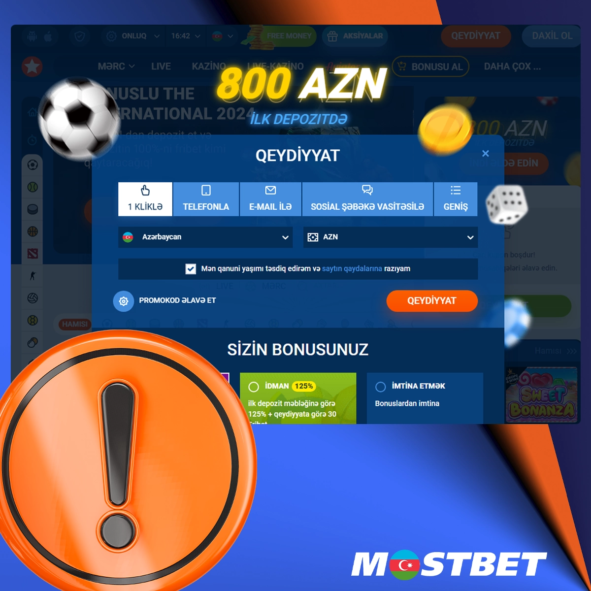 Mostbet-də qeydiyyatdan keçmək üçün hansı tələblər var?